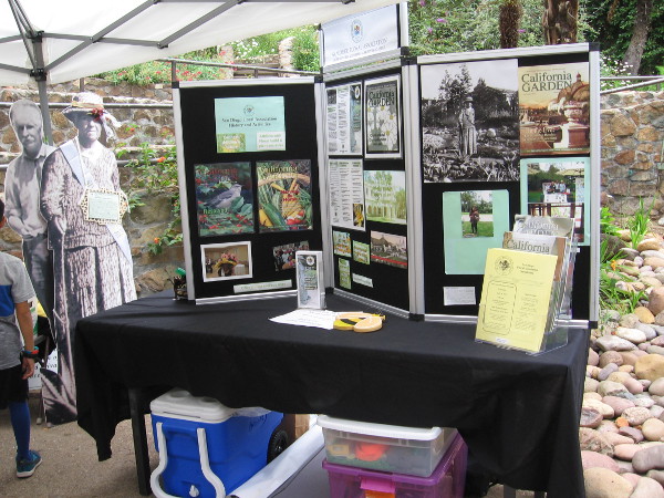 A display in the Zoro Garden shows some Balboa Park botanical history.